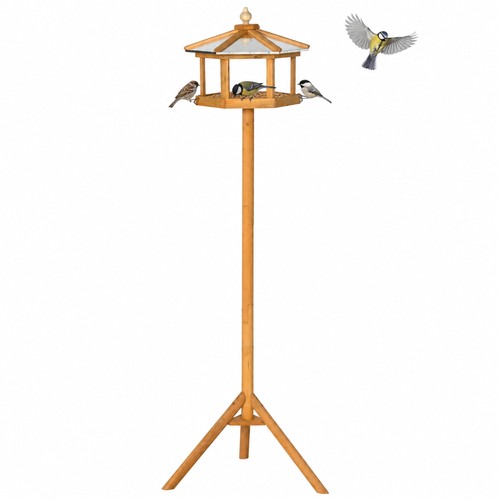 Vogelhaus mit ständer holz - mit,