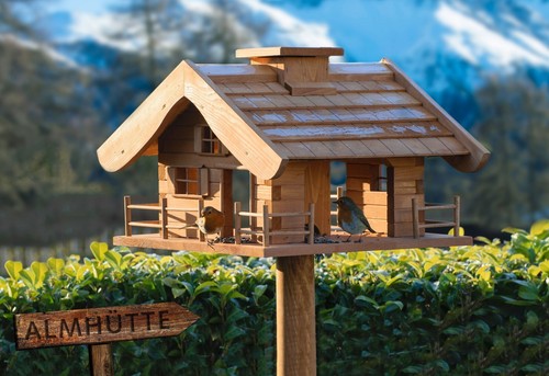 Xxl vogelfutterhaus blockhaus - xxl,