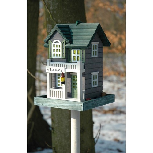 Deko vogelhaus mit - mit, ständer