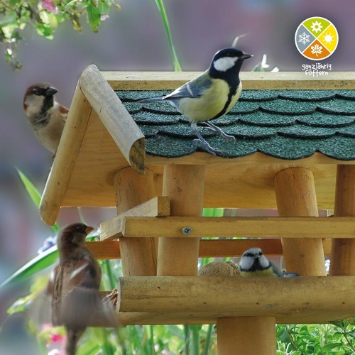 Vogelhaus mit ständer aus - mit,