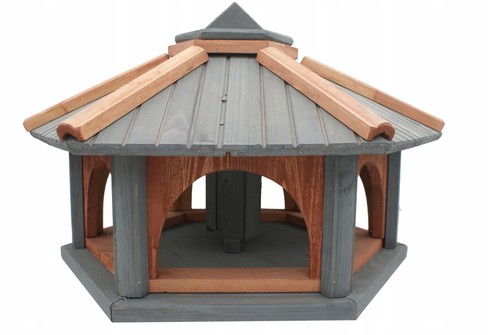 Großes vogelfutterhaus holz - großes,